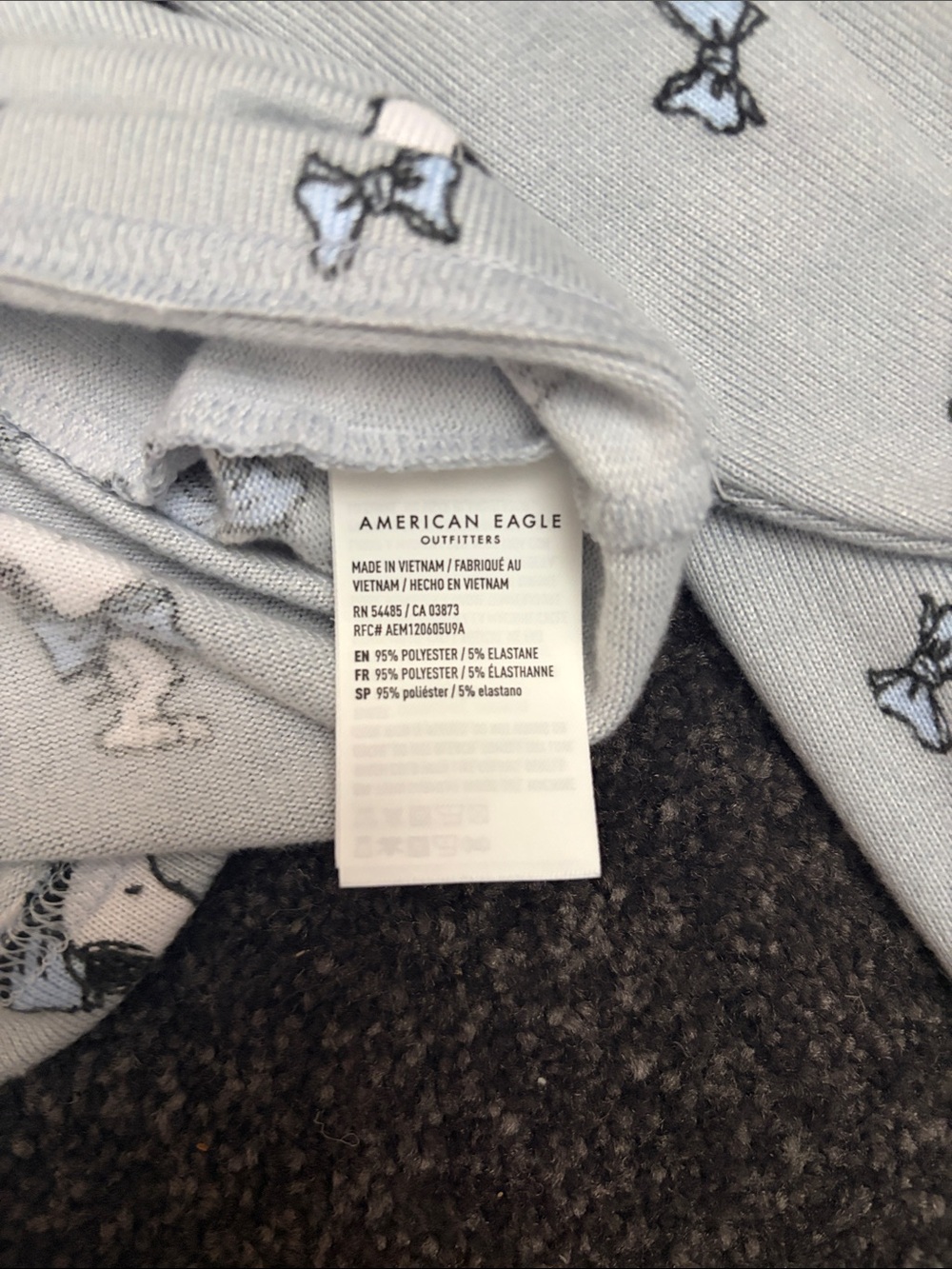 AMERICAN EAGLE LOUNGE - SNOOPY TOP - M - Picture 5 of 5